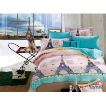 3D Eiffel Tower Print Bedding set Comforter Set and Bed Sheet Sets Textile Fabric